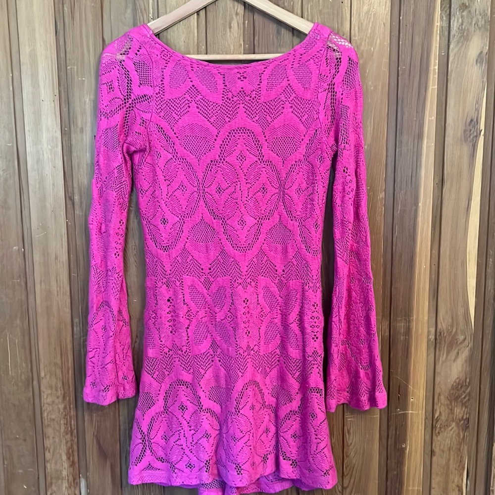 Boho Crochet Knit Dress by Nightcap by Carissa Rene